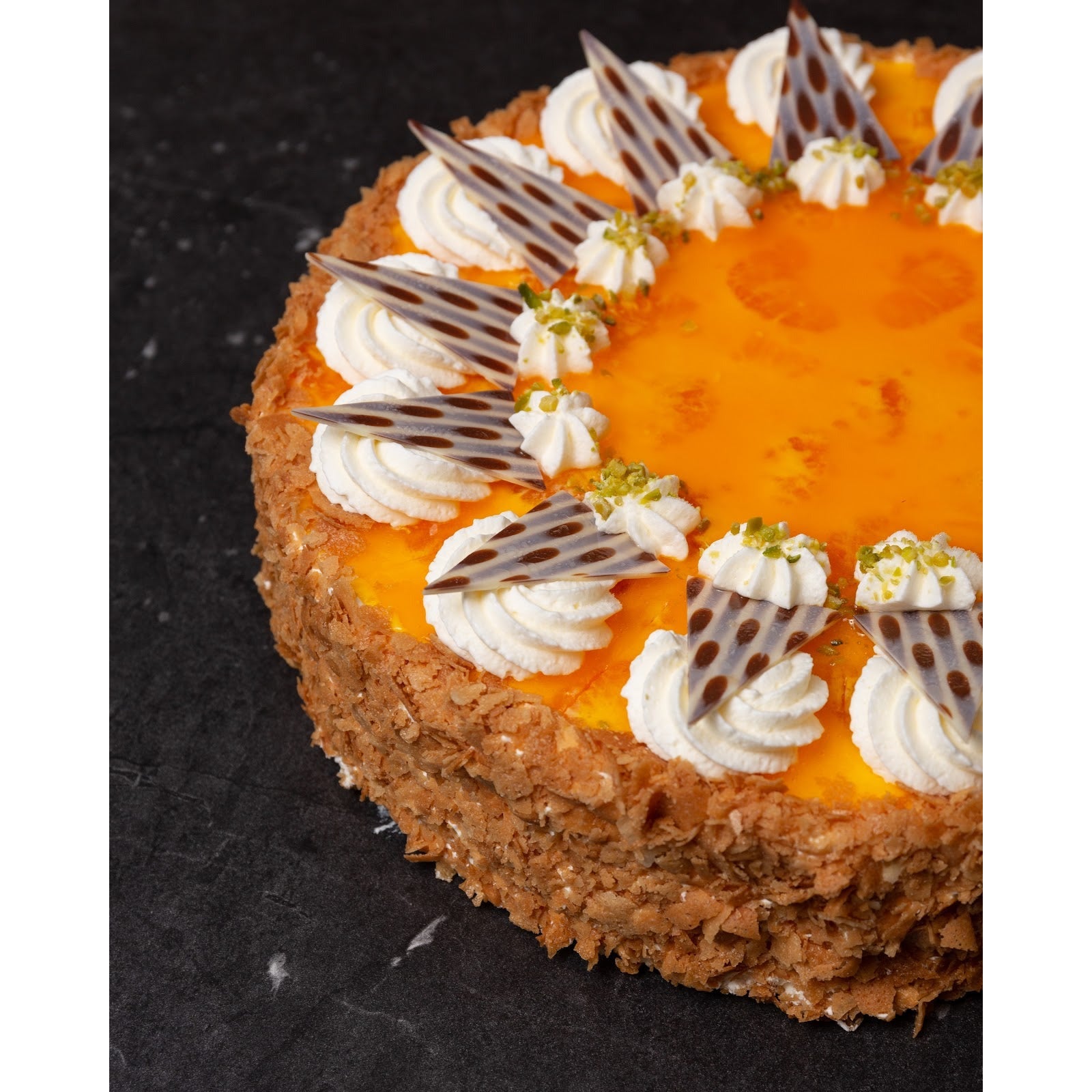 Orangengrieß Sahnetorte