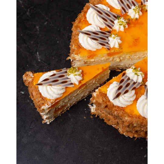Orangengrieß Sahnetorte